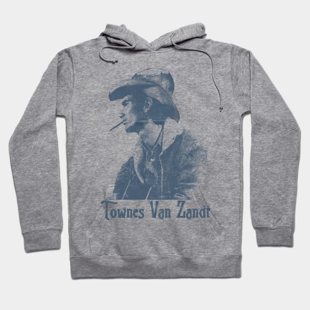 Townes Van Zandt Hoodie by Campfire Classic